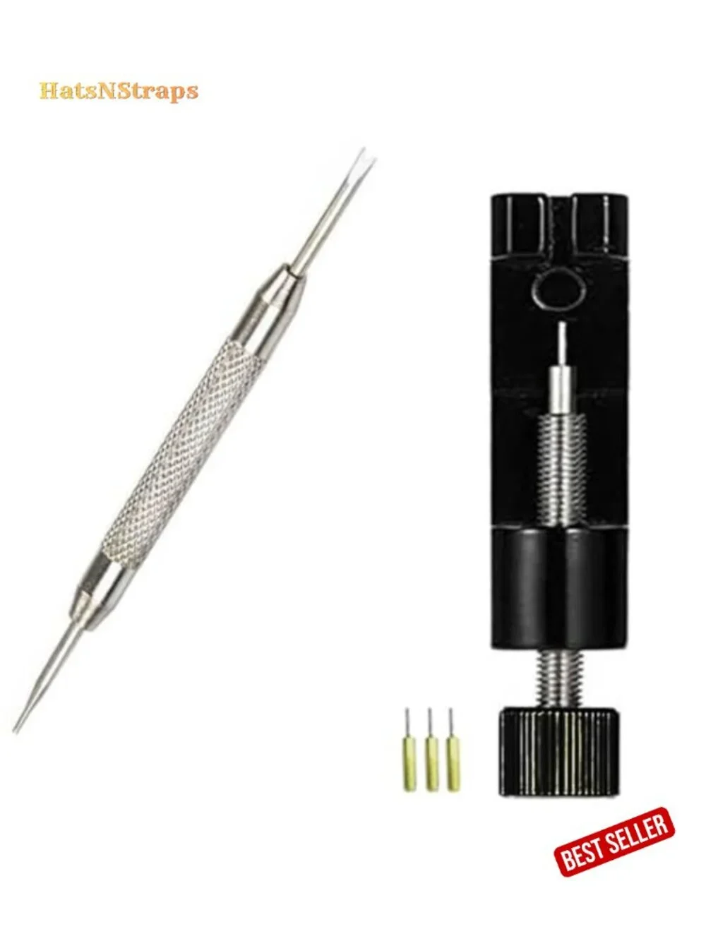 Metal Watch Band Link Removal Kit with Extra Pins and Spring Bar Tool